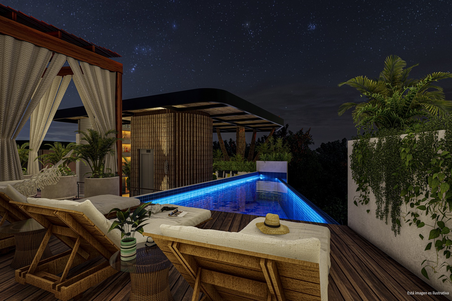 Santal-Beautiful estudios with Plunge pool 