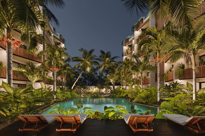 Kukulcan Region 8- Condos at 3 minutes from the Tulum Beach