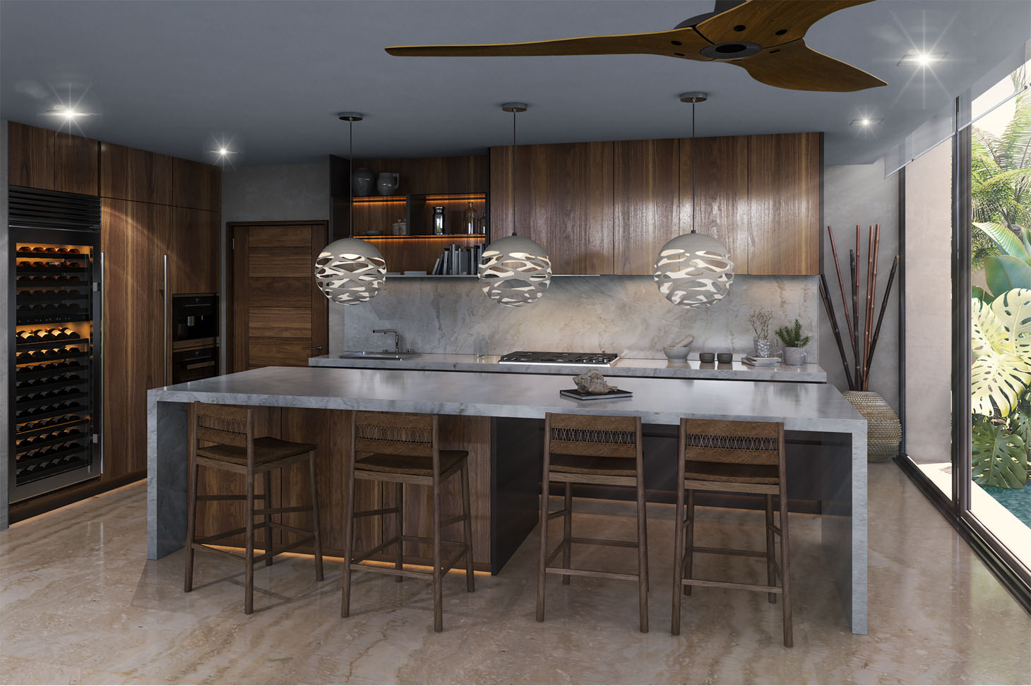 Aguasanta triple Lock-off Penthouse