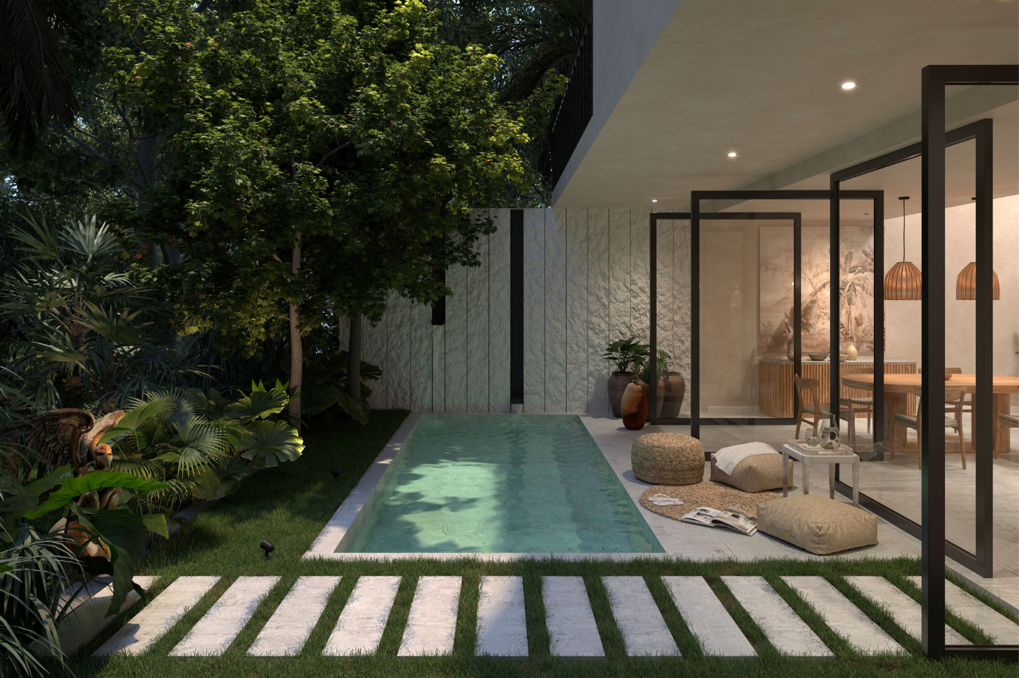 House Villa North 4 Bedrooms in Playa del Carmen