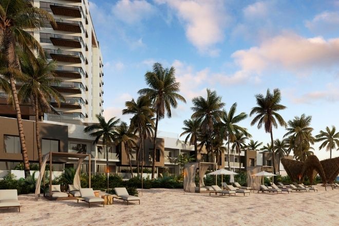 Beach Front  Luxury Condo in Yucatan coast