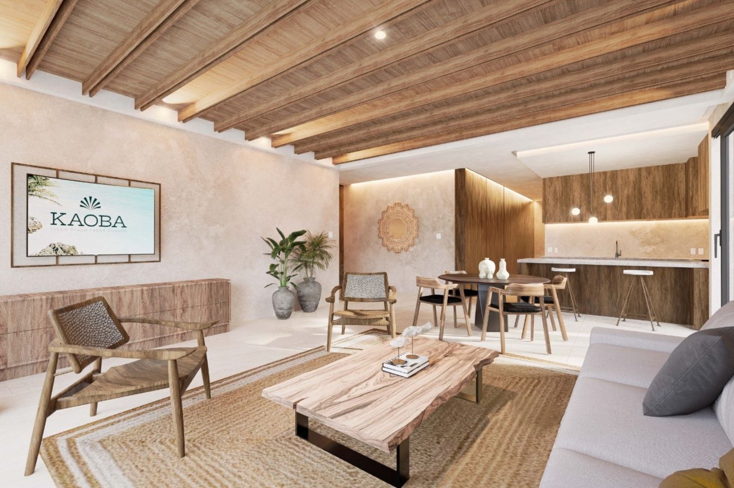 Eco-luxury beachfront in Tulum