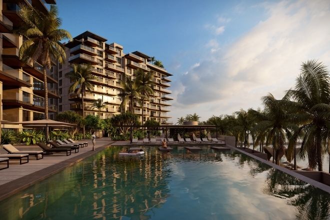 Beach Front  Luxury Condo in Yucatan coast