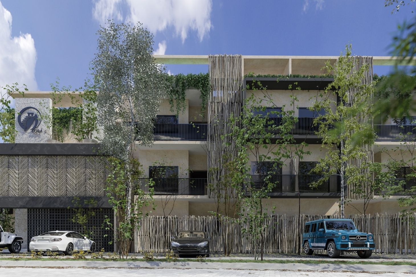 Coba I, 3 bd condo in Aldea Zama Premium 