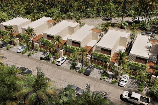 Beautiful villas in downtown Tulum