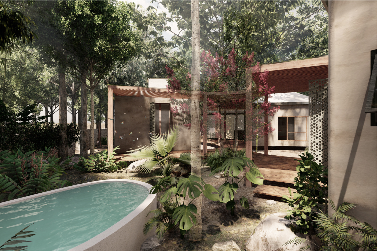 Homes at ecological neighborhood