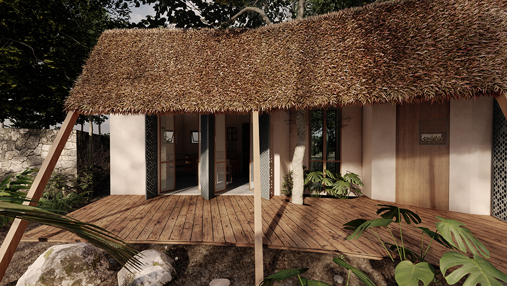 Homes at ecological neighborhood