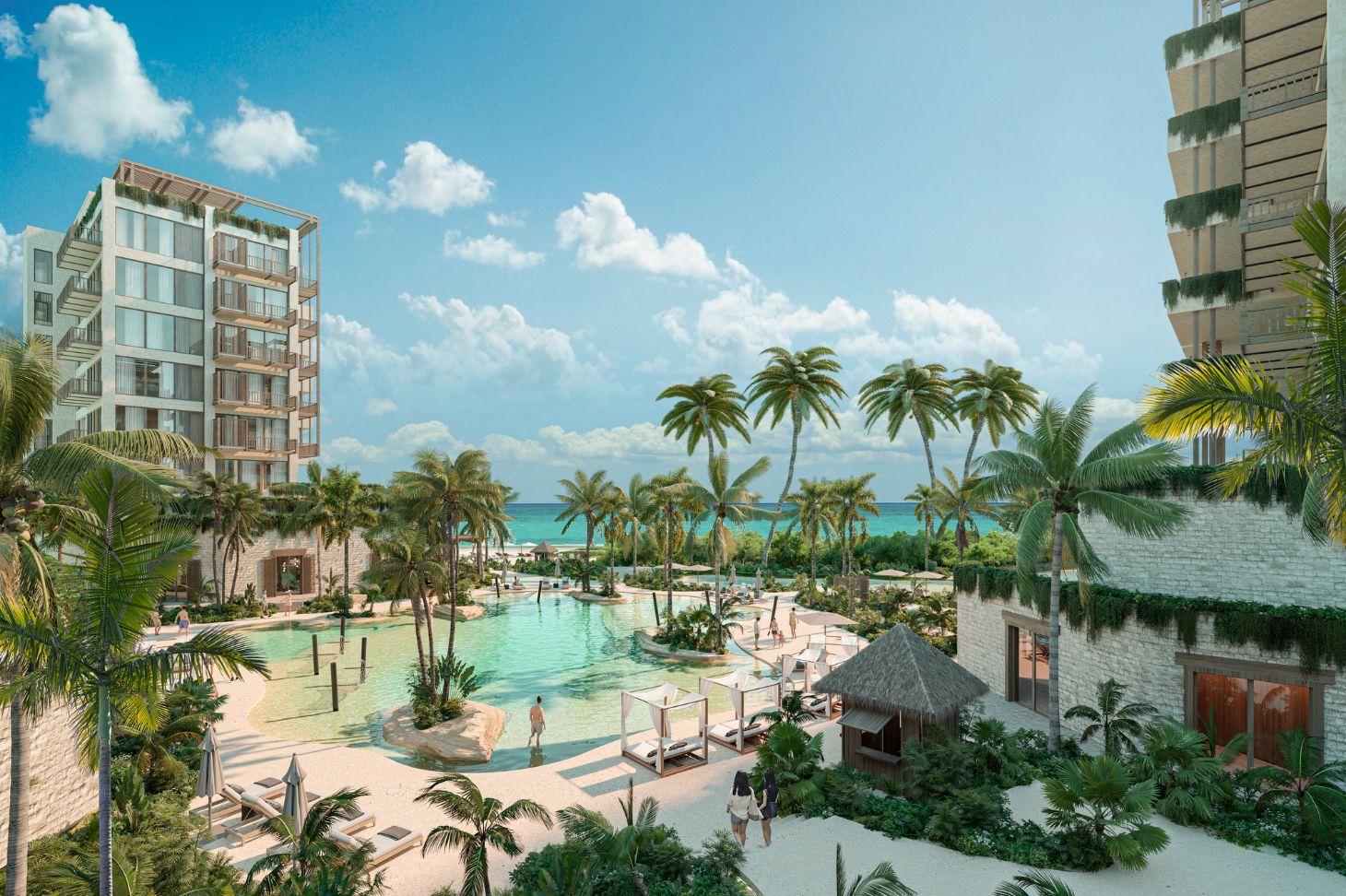 New Luxury Beachfront Condos for sale | Most Exclusive Residencial Resort and Private Beach Club in Playa Del Carmen
