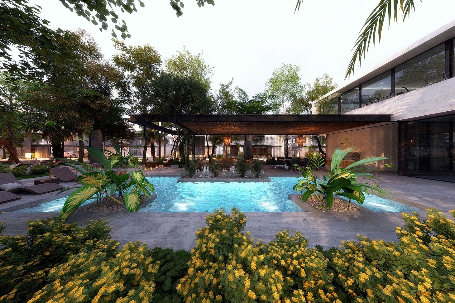Aldea Paraíso, residential complex in Paraiso Beach