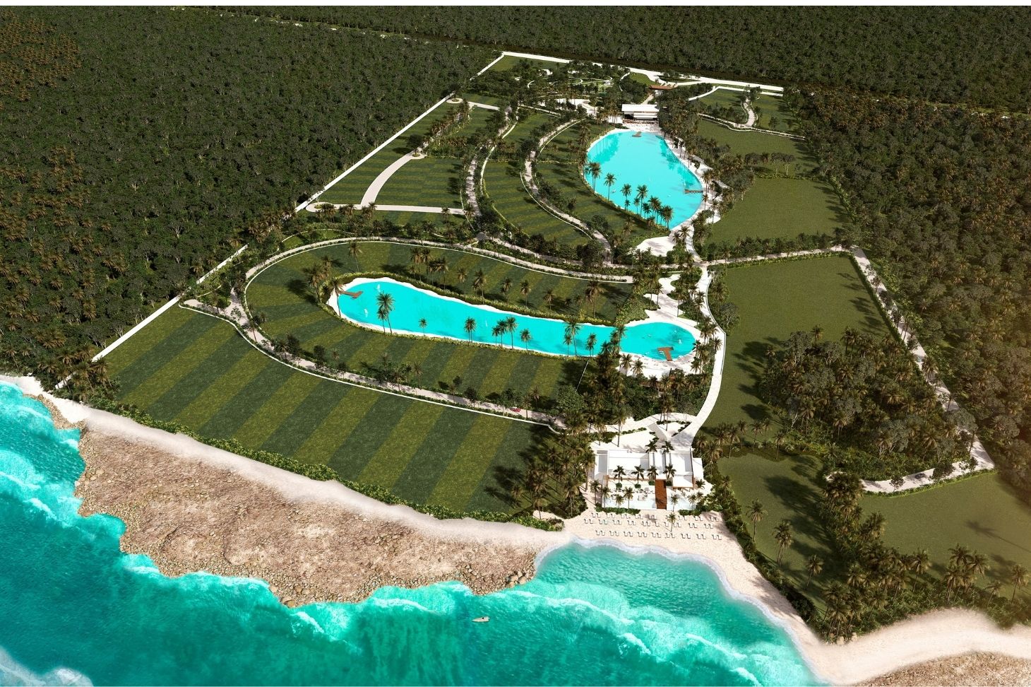 Punta Paraiso beach front lots in Playa del Carmen