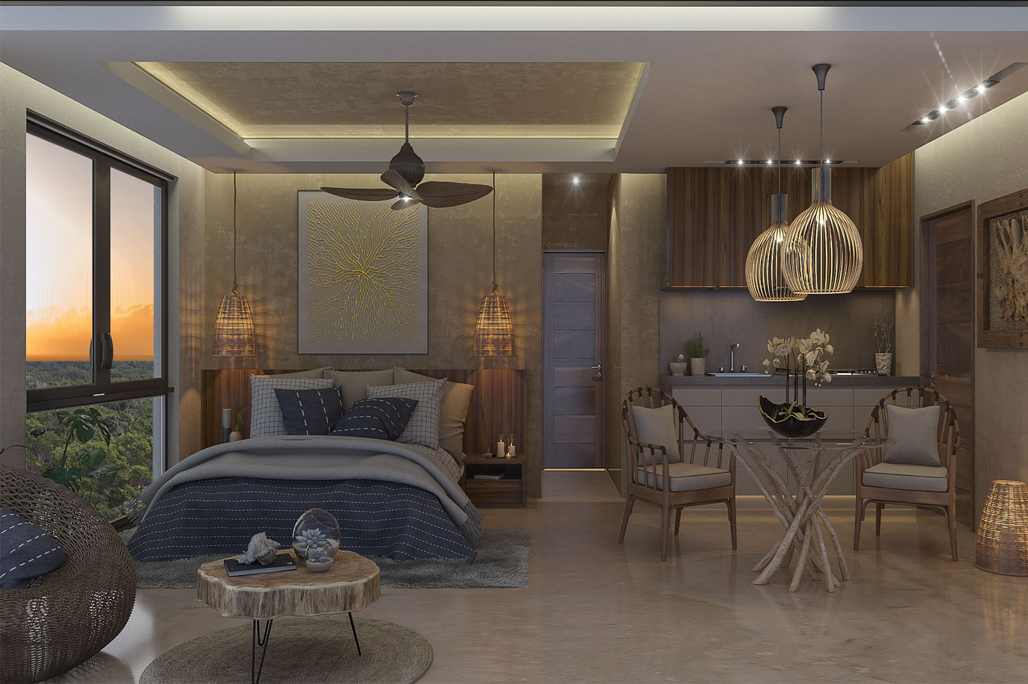Aguasanta triple Lock-off Penthouse