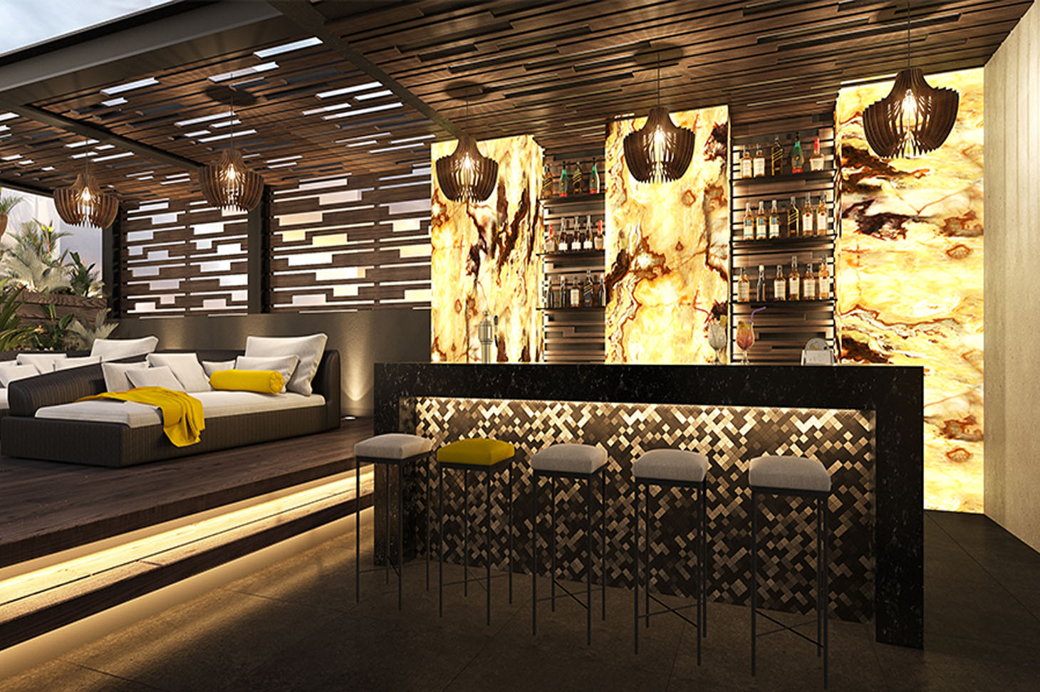 The Yellow: Minimalist apartments