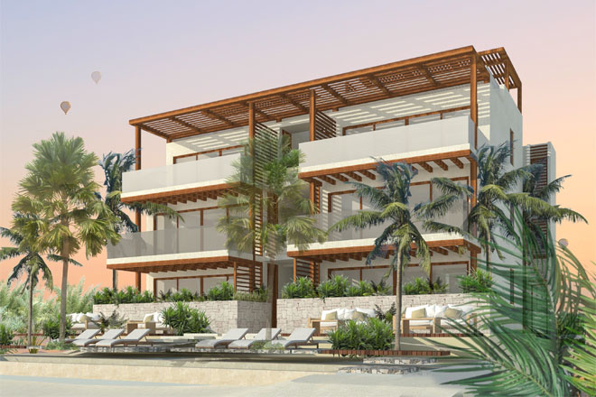 Piedra de Mar, Beachfront Apartments in Akumal