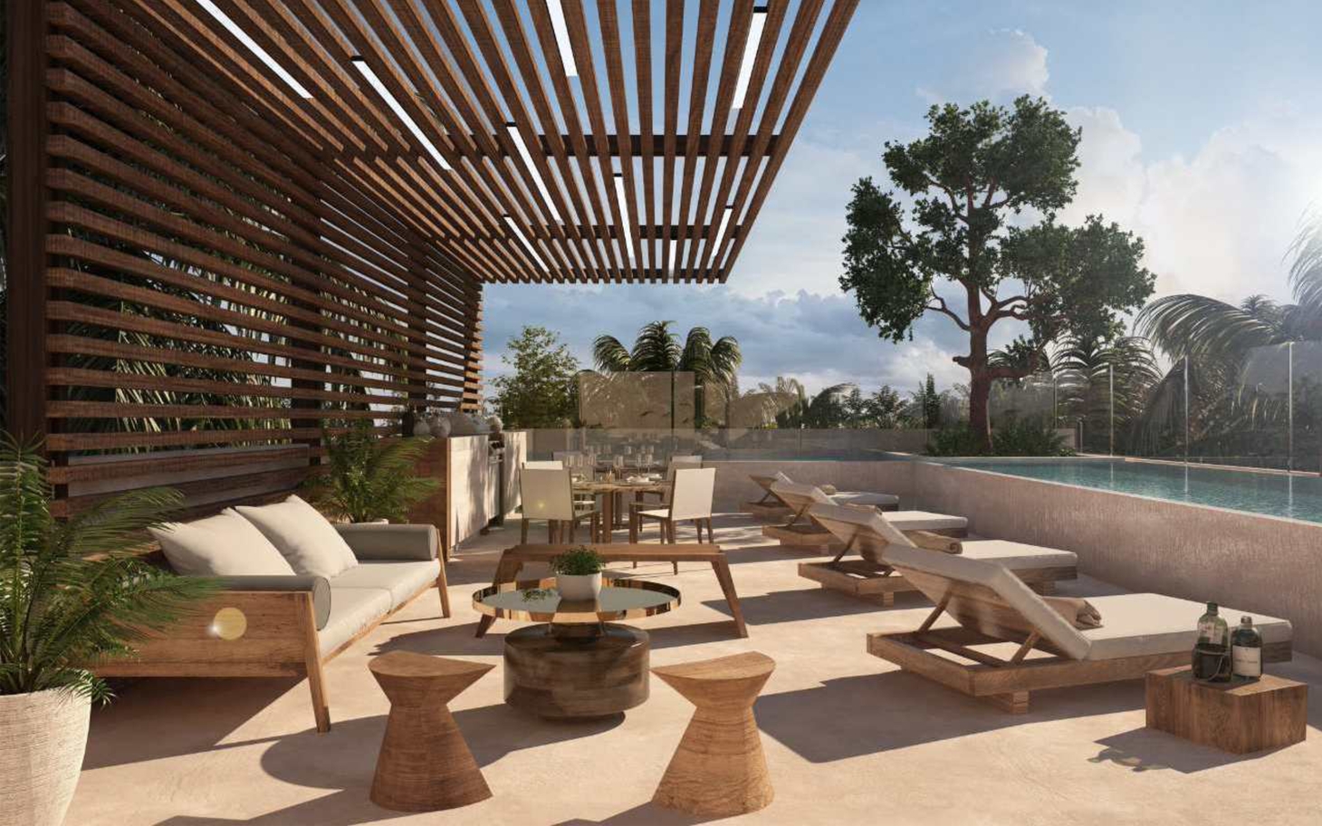 Baga Riviera-Furnished  condos studios just a few steps from the  5th Ave.