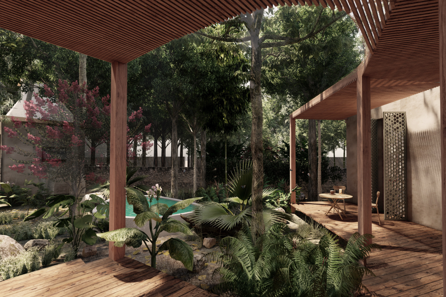 Homes at ecological neighborhood