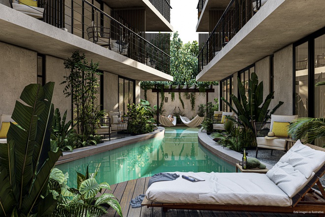 Santal-Beautiful estudios with Plunge pool 