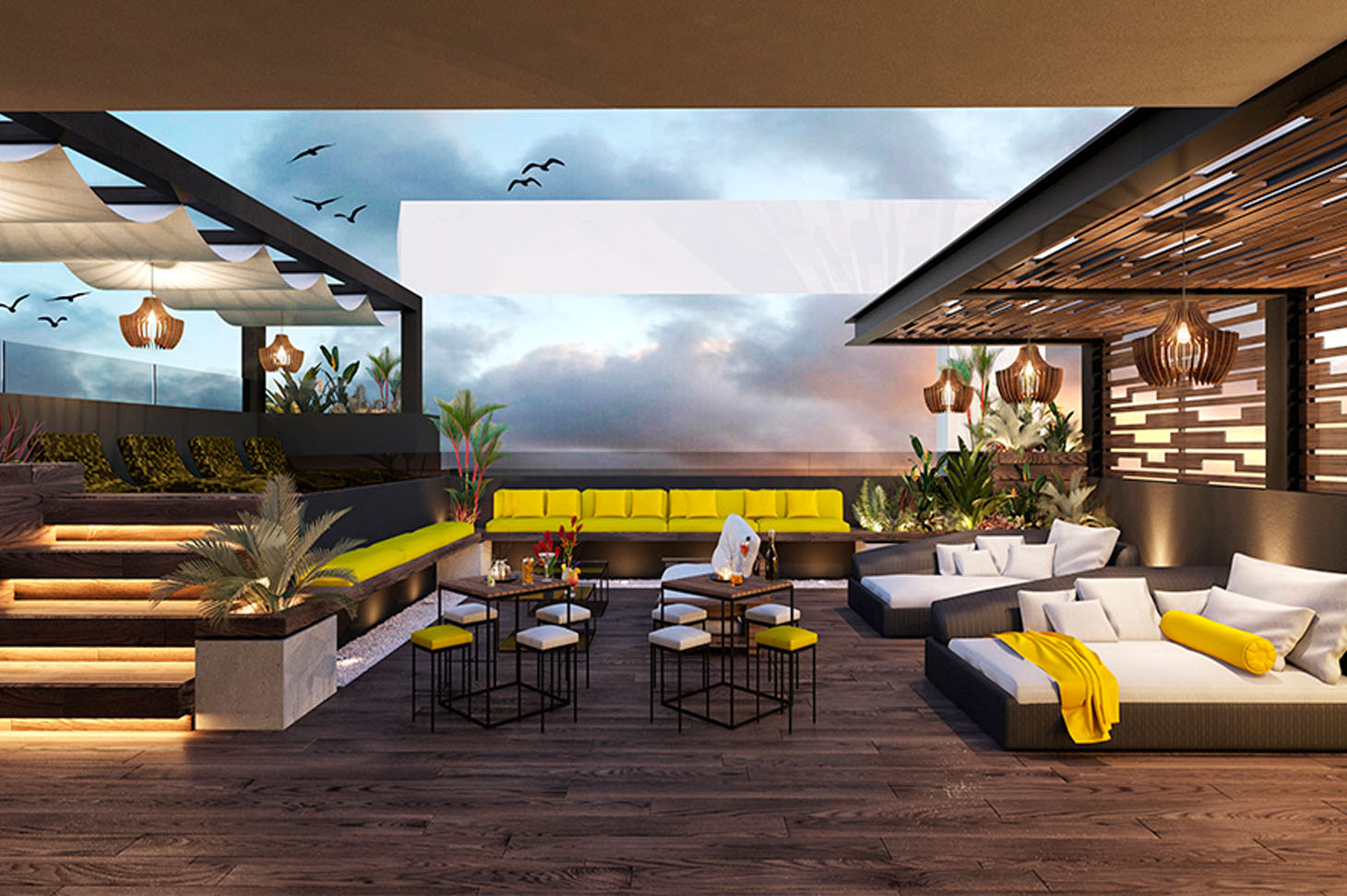 The Yellow: Minimalist apartments
