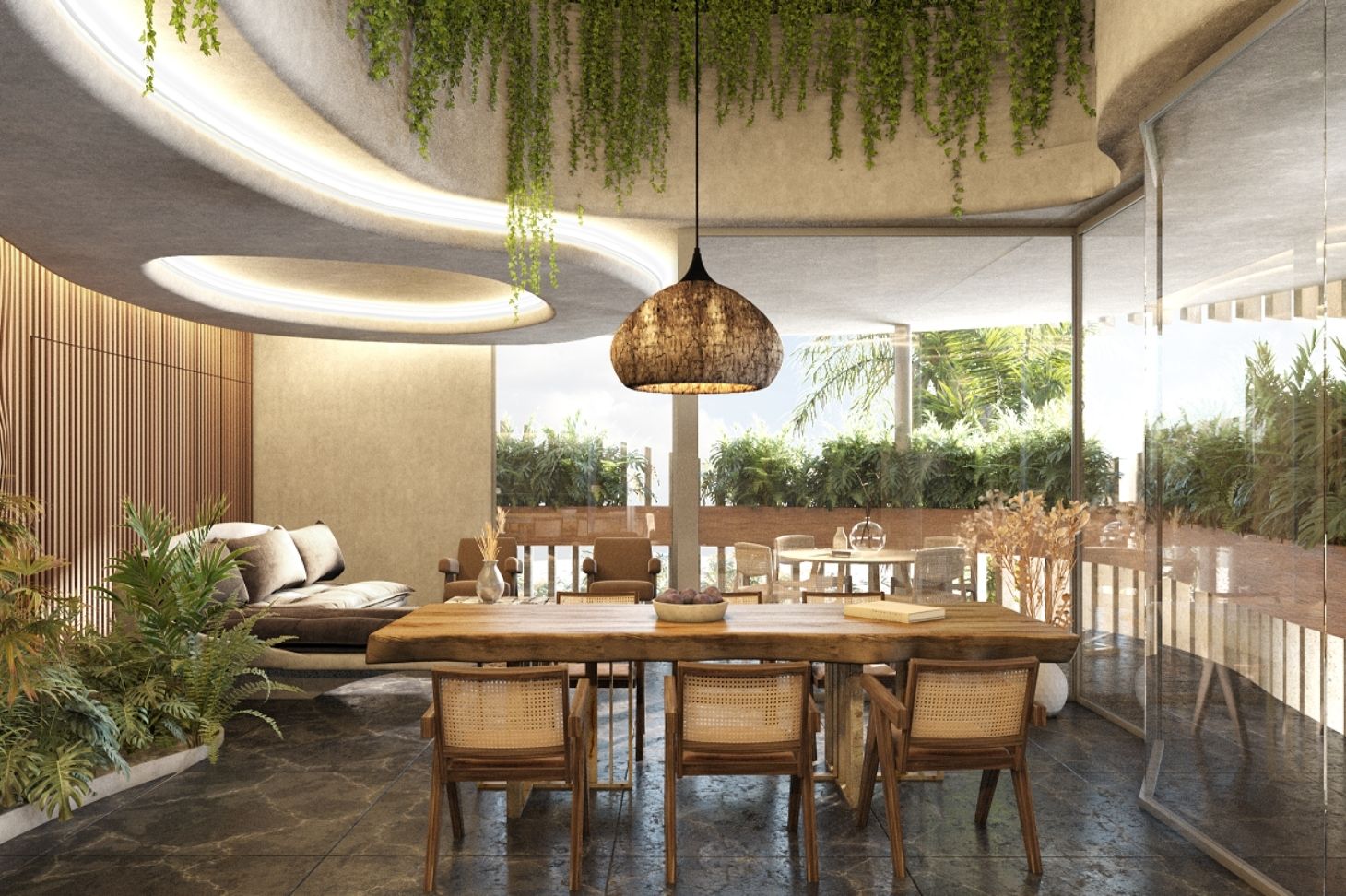 Beachfront condo in Tulum 