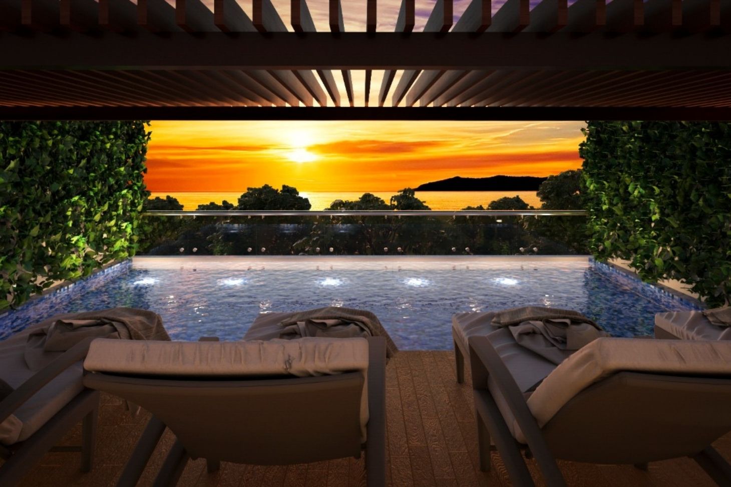 Stunning 2 bd PH Condo with Ocean View in Playa del Carmen