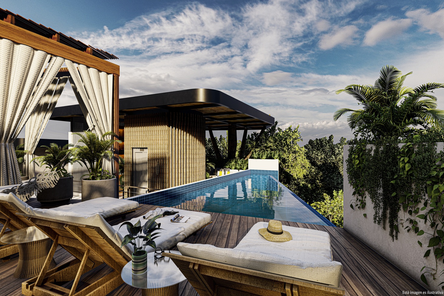 Santal-Beautiful estudios with Plunge pool 