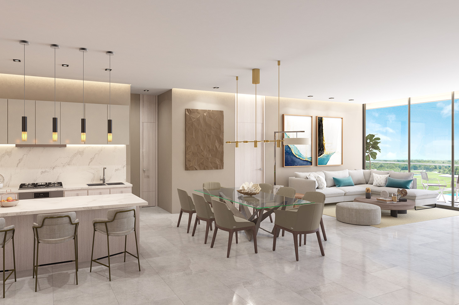Mayakoba Country Club | Golf course view residences