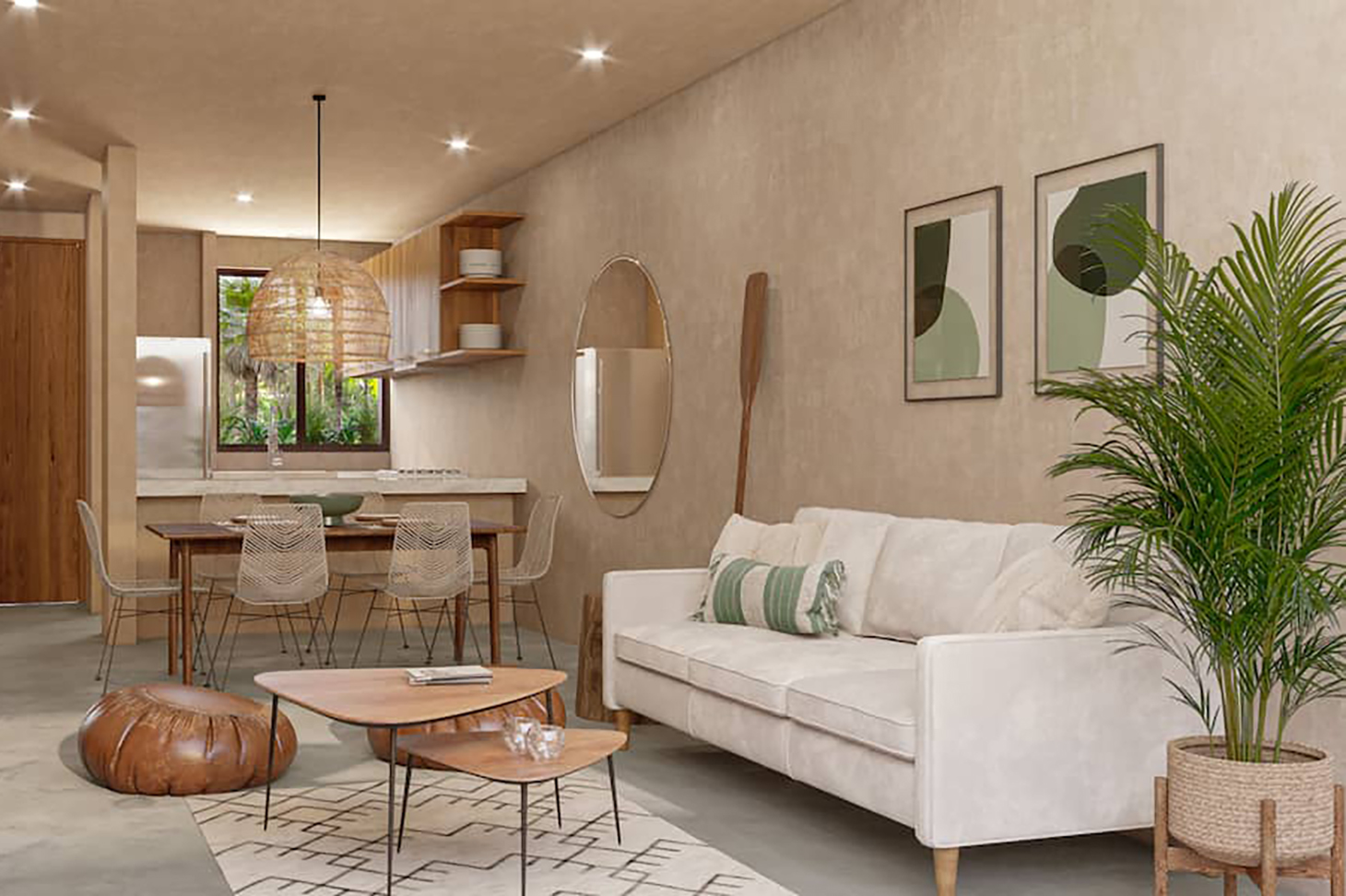 Comfortable and spacious houses in Aldea Savia