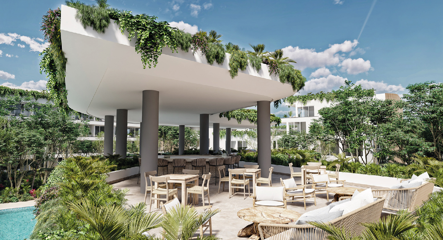 The Leaf  Condos PLayacar | Beauty studios for sale in Playacar