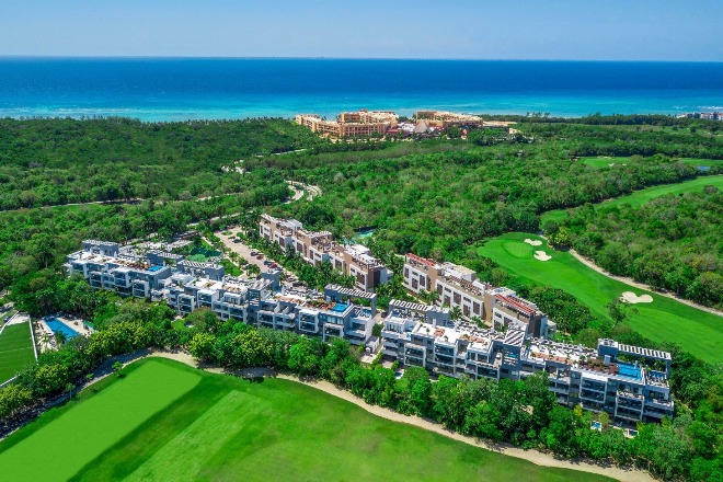 Nick Price Condos with golf course and private beach in gated community