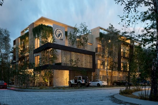 Coba I, 3 bd condo in Aldea Zama Premium 