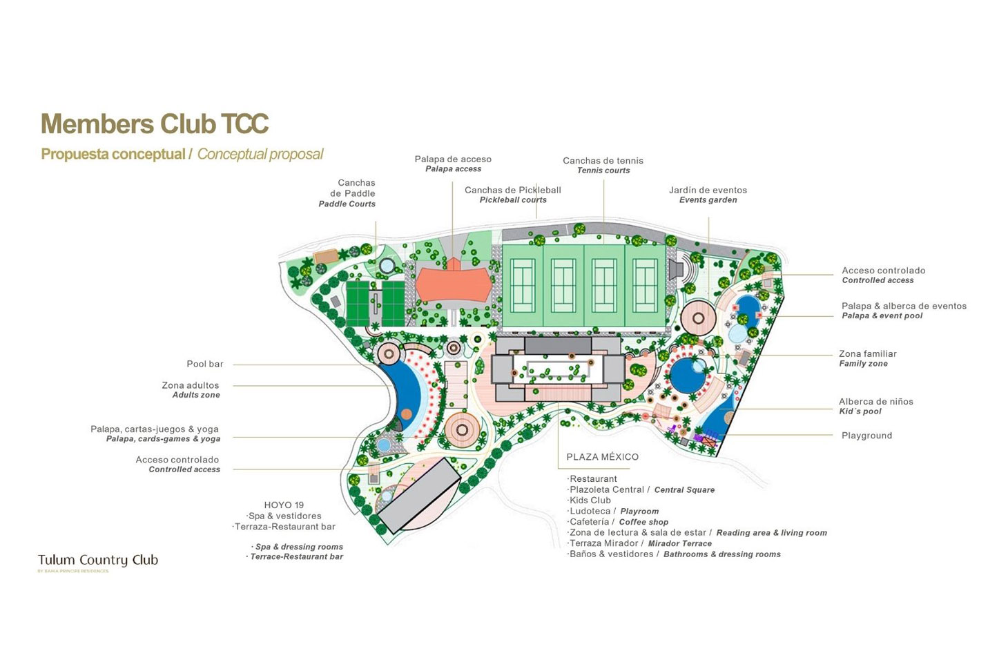 Lagos | Lots for sale in Gated community in Akumal, Beach Club and Golf Course