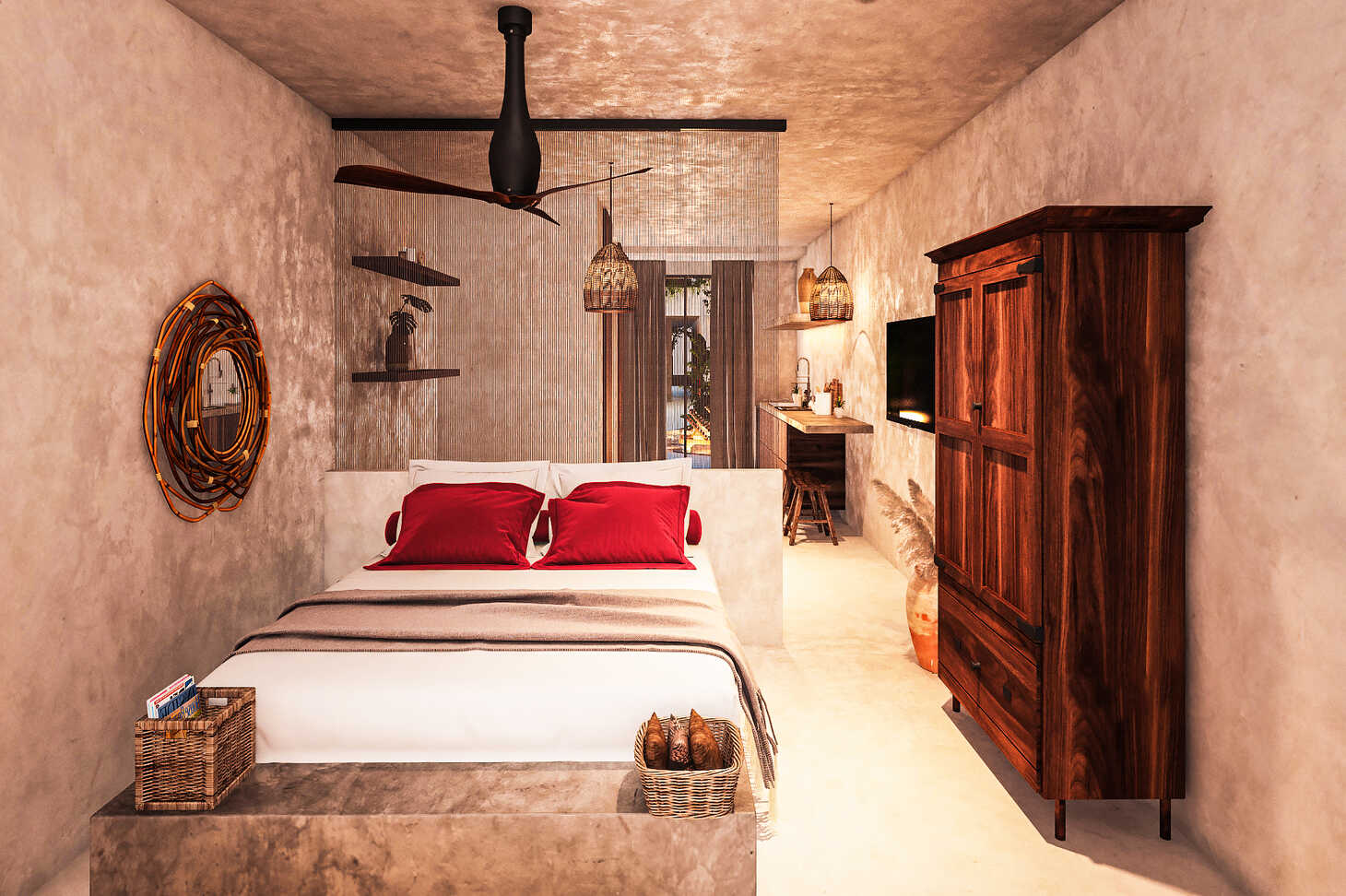 Elements 326, upscale 1bd condos in Tulum,